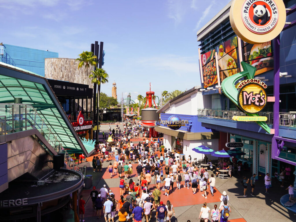 vista do CityWalk vista do CityWalk