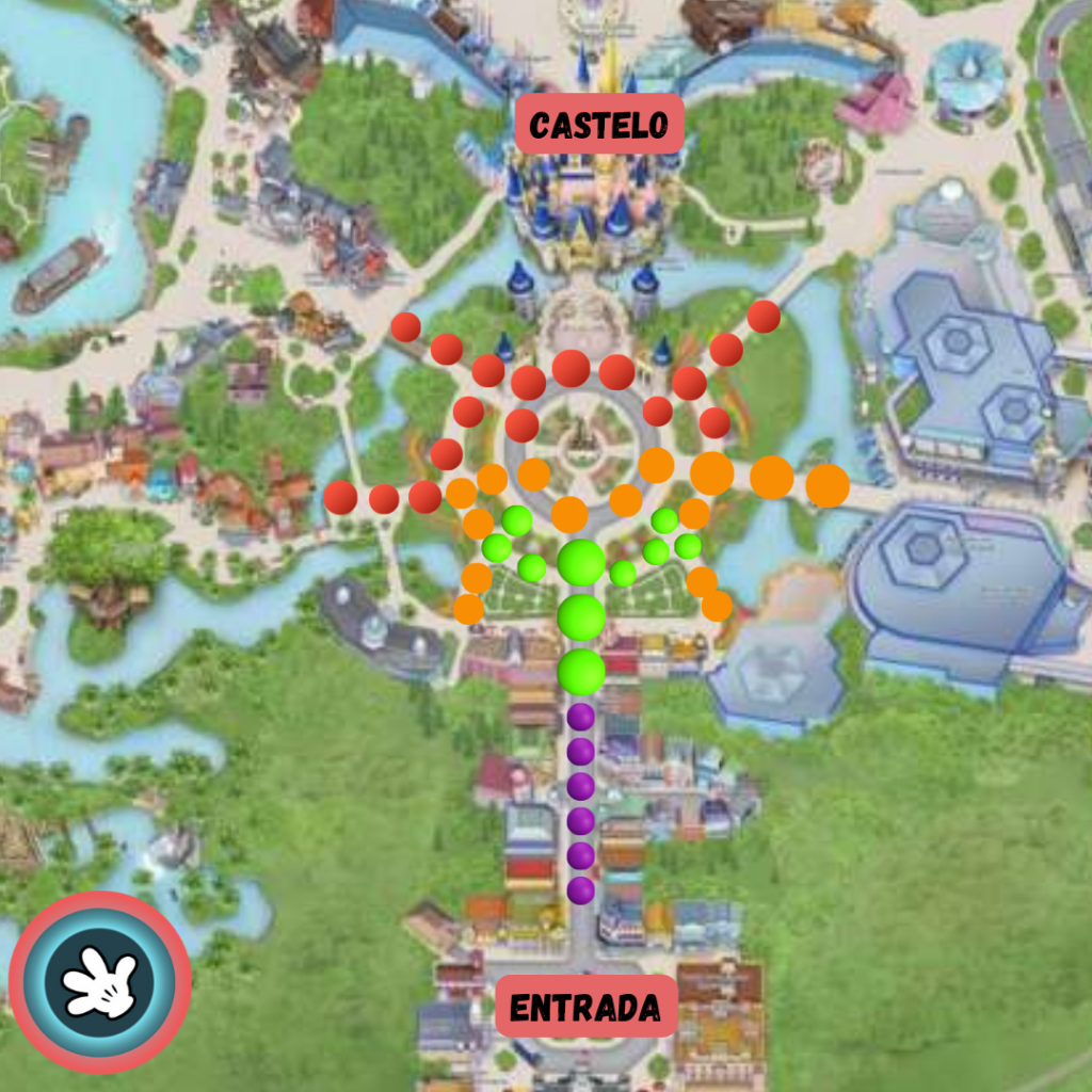 Mapa Magic Kingdom