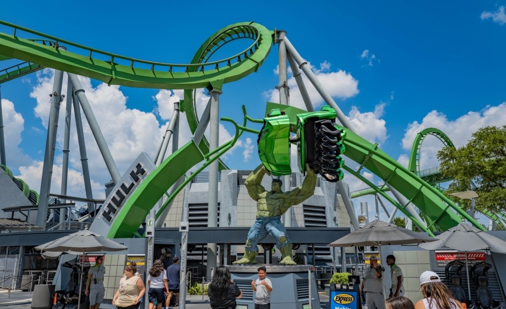 Entrada da The Incredible Hulk Coaster