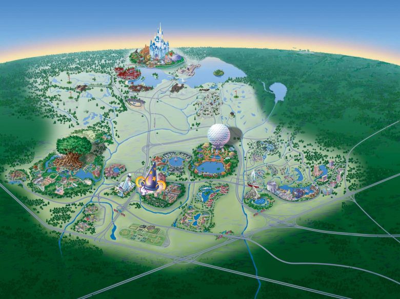Mapa do Complexo Disney