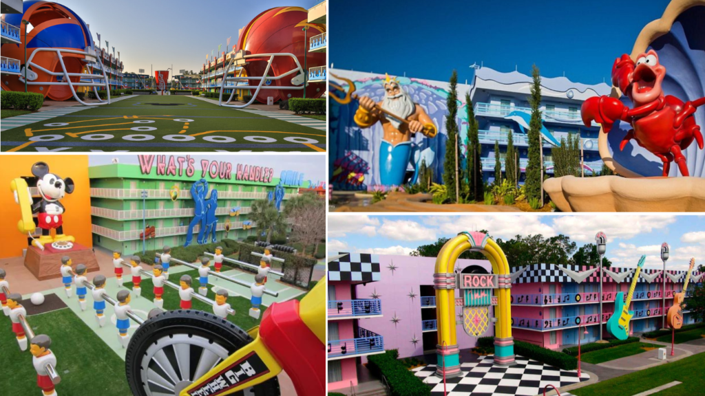 Hotéis da Disney categoria Econômica