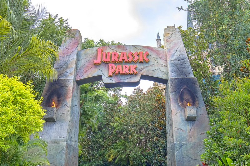 Área do Jurassic Park no Islands of Adventure