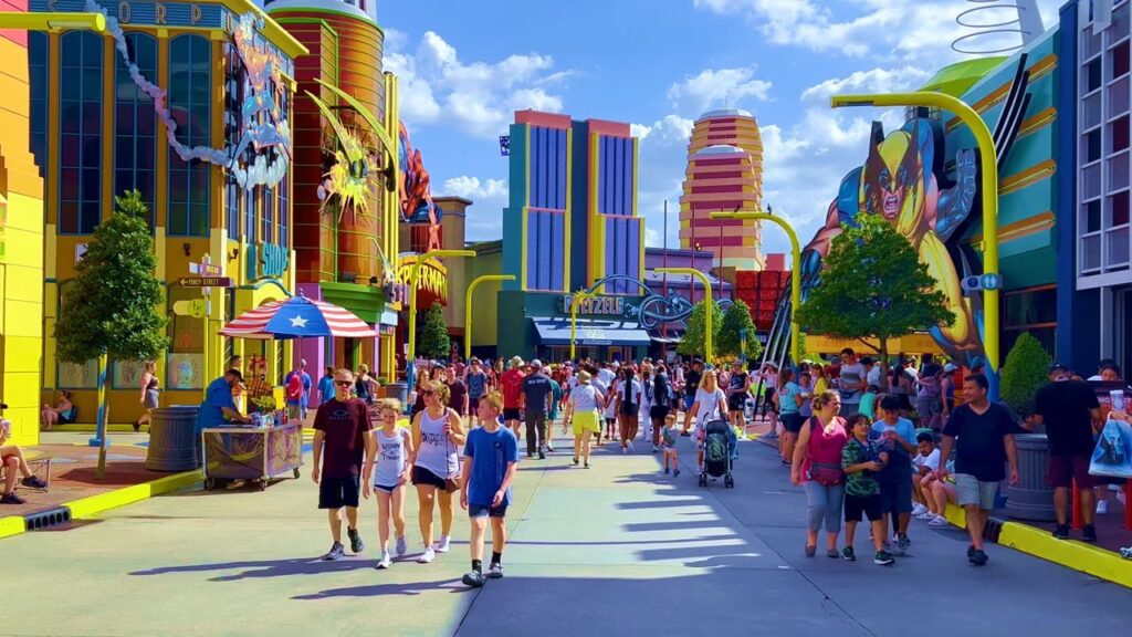 Área da Marvel no Islands of Adventure